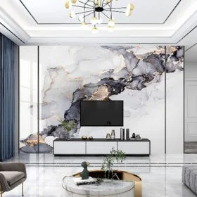 3D marble PVC wall panels