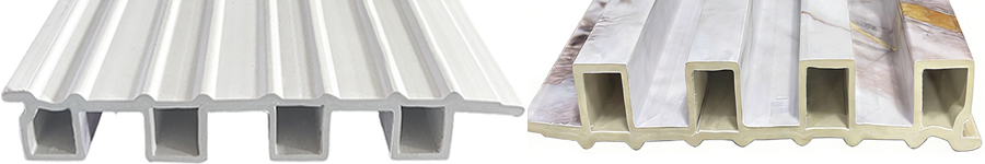 geriffelte Wandverkleidung