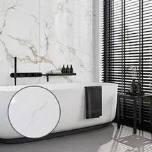 Waterproof bathroom ceiling and wall panels